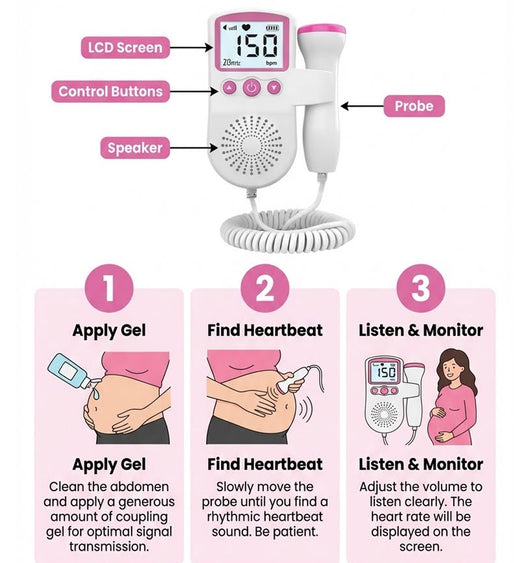 BaBeat™ Fetal Heartbeat Monitor Pro 3.0